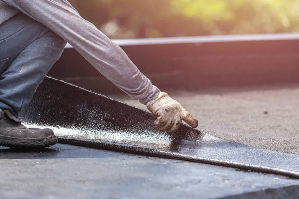 Professional Waterproofing technician working in Orlinda, TN